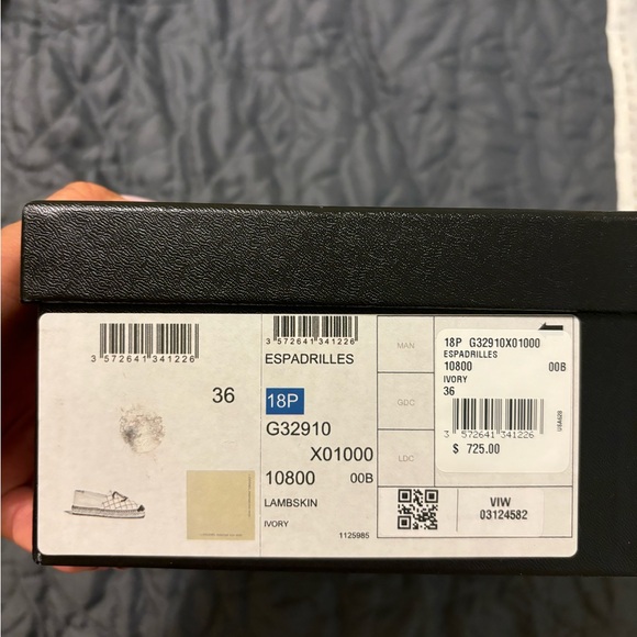 Chanel 36 Espadrilles ivory lambskin - Picture 14 of 14